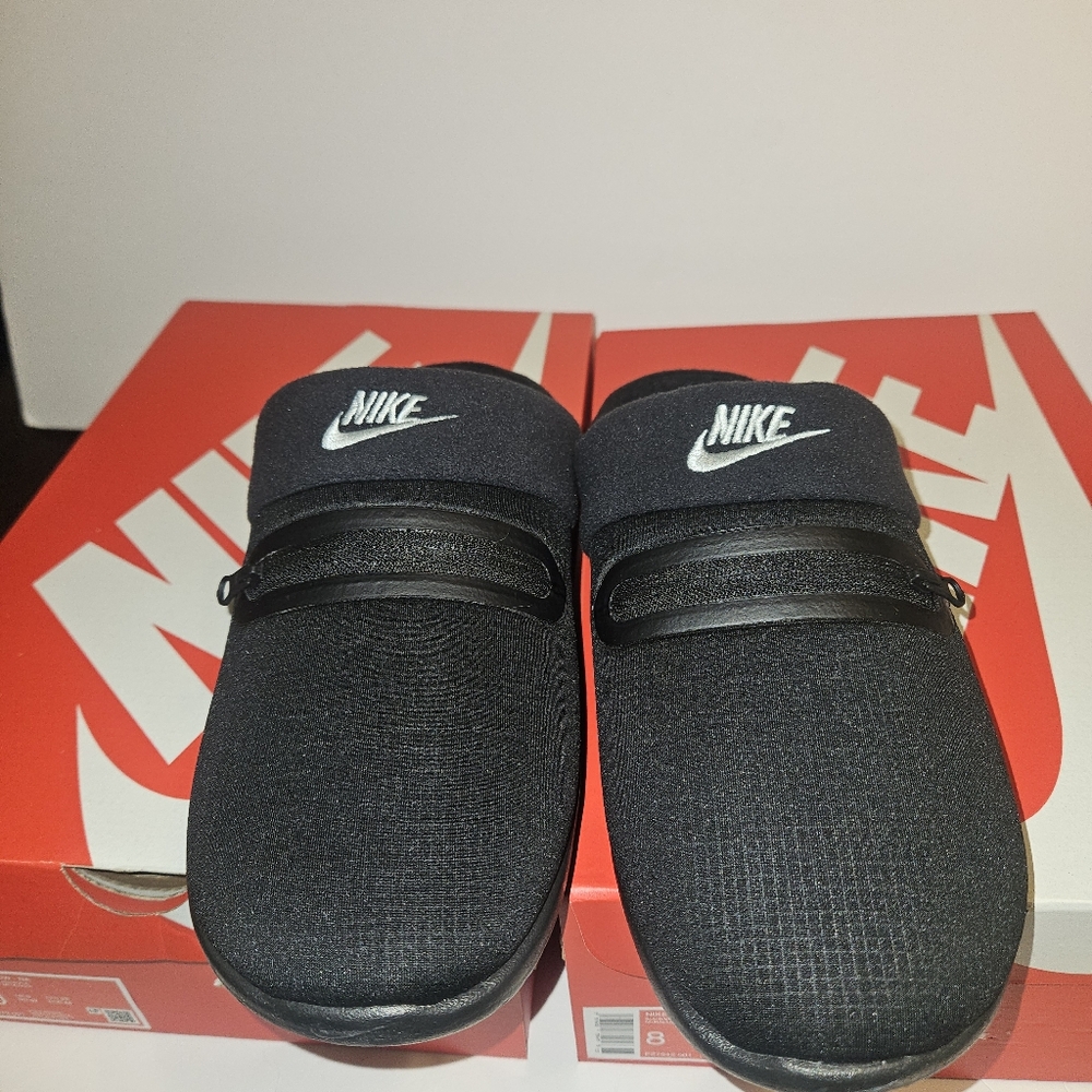 MEN'S NIKE Burrow Black/Metallic Silver/Black Slip On Shoes - Picture 11 of 13